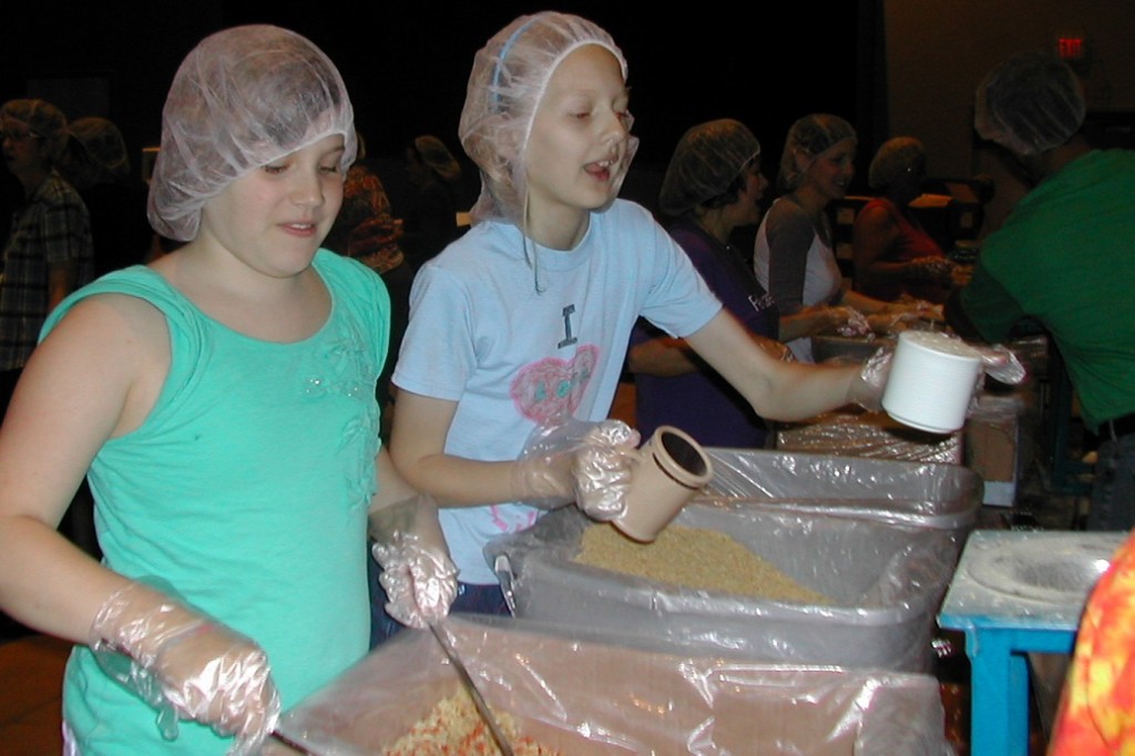 Beginning of the assembly line.